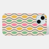 レトロミッドセンチュリーモダンオギー模様 Case-Mate iPhoneケース (裏面 (横))