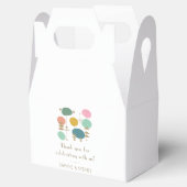 レトロミッドセンチュリーモダンカスタムウェディングありがとう フェイバーボックス (オープン)