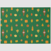 レトロミッドセンチュリーモダンクリスマスアイコン 薄葉紙 (正面)