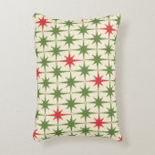 レトロミッドセンチュリーモダンクリスマススターバスト アクセントクッション (正面(垂直))