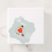 レトロミッドセンチュリーモダンクリスマス フェイバータグ (インサイチュ)