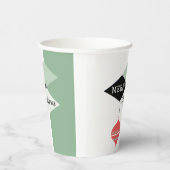 レトロミッドセンチュリーモダンクリスマス 紙コップ (右)