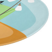 レトロミッドセンチュリーモダンスタイル猫 カッティングボード (角)