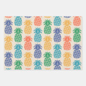 レトロミッドセンチュリーモダンティキパターン ラッピングペーパーシート (正面2)