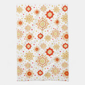 レトロミッドセンチュリーモダンデザイン キッチンタオル (縦)