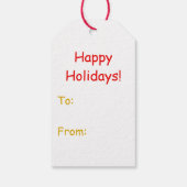 レトロミッドセンチュリーモダンデザイン ギフトタグ (裏面)