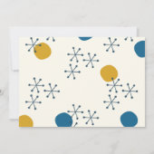 レトロミッドセンチュリーモダンノートカード ノートカード (裏面)