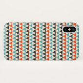 レトロミッドセンチュリーモダン三角形パターン Case-Mate iPhoneケース (裏面(横))