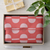 レトロミッドセンチュリーモダン幾何学模様 薄葉紙 (ギフト)