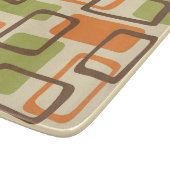 レトロミッドセンチュリーモダン抽象芸術パターン カッティングボード (角)