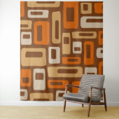 レトロミッドセンチュリーモダン抽象芸術パターン タペストリー (インサイチュ)