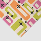 レトロミッドセンチュリーモダン抽象芸術パターン 薄葉紙 (詳細)