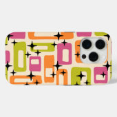 レトロミッドセンチュリーモダン抽象芸術パターン Case-Mate iPhoneケース (裏面 (横))