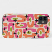 レトロミッドセンチュリーモダン抽象芸術パターン Case-Mate iPhoneケース (裏面(横))