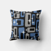 レトロミッドセンチュリーモダン抽象芸術 クッション (裏面)