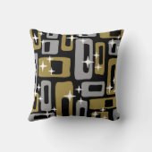 レトロミッドセンチュリーモダン抽象芸術 クッション (裏面)