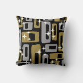 レトロミッドセンチュリーモダン抽象芸術 クッション (正面)