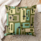 レトロミッドセンチュリーモダン抽象芸術 クッション (ブランケット)