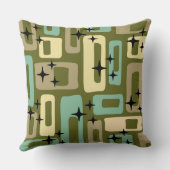 レトロミッドセンチュリーモダン抽象芸術 クッション (裏面)