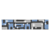 レトロミッドセンチュリーモダン抽象芸術 ショートテーブルランナー (横)