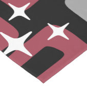 レトロミッドセンチュリーモダン抽象芸術 ショートテーブルランナー (コーナー)