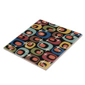 レトロミッドセンチュリーモダン抽象芸術 タイル (側面)