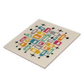 レトロミッドセンチュリーモダン抽象芸術 タイル (側面)