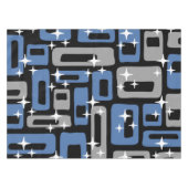 レトロミッドセンチュリーモダン抽象芸術 テーブルクロス (正面(横))