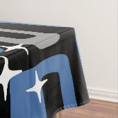 レトロミッドセンチュリーモダン抽象芸術 テーブルクロス (インサイチュ)