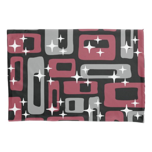 レトロミッドセンチュリーモダン抽象芸術 枕カバー (正面左)