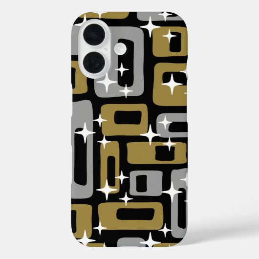 レトロミッドセンチュリーモダン抽象芸術 Case-Mate iPhoneケース (裏面)