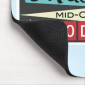 レトロミッドセンチュリーモダン1958マウスパッド マウスパッド (コーナー)