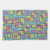 レトロミッドセンチュリーモダン キッチンタオル (横)