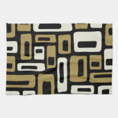 レトロミッドセンチュリーモダン キッチンタオル (横)