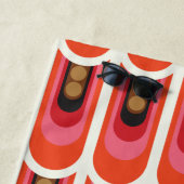 レトロミッドセンチュリーモダン  ビーチタオル (インサイチュ)