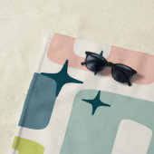 レトロミッドセンチュリーモダン ビーチタオル (インサイチュ)