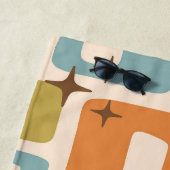 レトロミッドセンチュリーモダン ビーチタオル (インサイチュ)