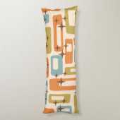 レトロミッドセンチュリーモダン ボディピロー (裏面 (縦))