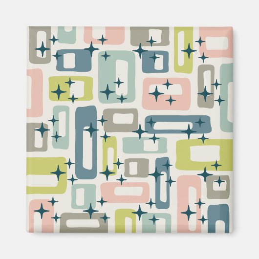 レトロミッドセンチュリーモダン マグネット (正面)