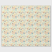 レトロミッドセンチュリーモダン ラッピングペーパー (フラット)