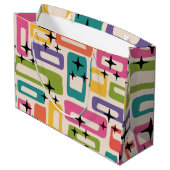 レトロミッドセンチュリーモダン ラージペーパーバッグ (裏面アングル)