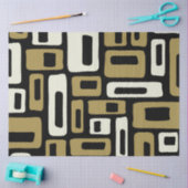 レトロミッドセンチュリーモダン 薄葉紙 (クラフト)