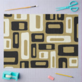 レトロミッドセンチュリーモダン 薄葉紙 (クラフト)