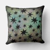 レトロミッドセンチュリーモノグモダンラム クッション (裏面)