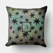 レトロミッドセンチュリーモノグモダンラム クッション (正面)