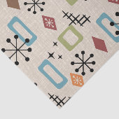 レトロミッドセンチュリー原子モダン抽象芸術パターン 薄葉紙 (詳細)