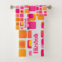 レトロミッドセンチュリー名の幾何学的パタモダンーン