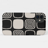 レトロミッドセンチュリー幾何モダン抽象芸術 Case-Mate iPhoneケース (裏面(横))