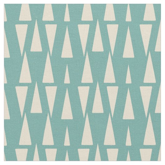 レトロミッドセンチュリー幾何学模様  ファブリック (クローズアップ)