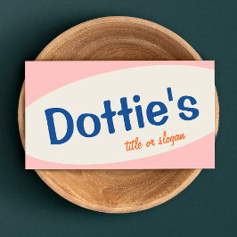 レトロミッドセンチュリー1950年代 名刺